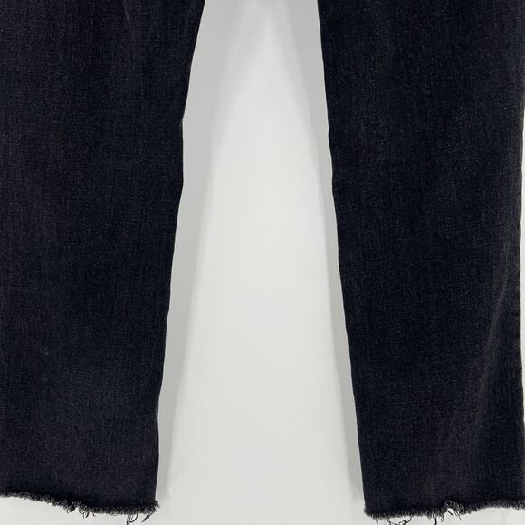 Abercrombie & Fitch Curve Love The Skinny High Rise Ankle Slit Jeans Size 32/14L - Picture 8 of 10